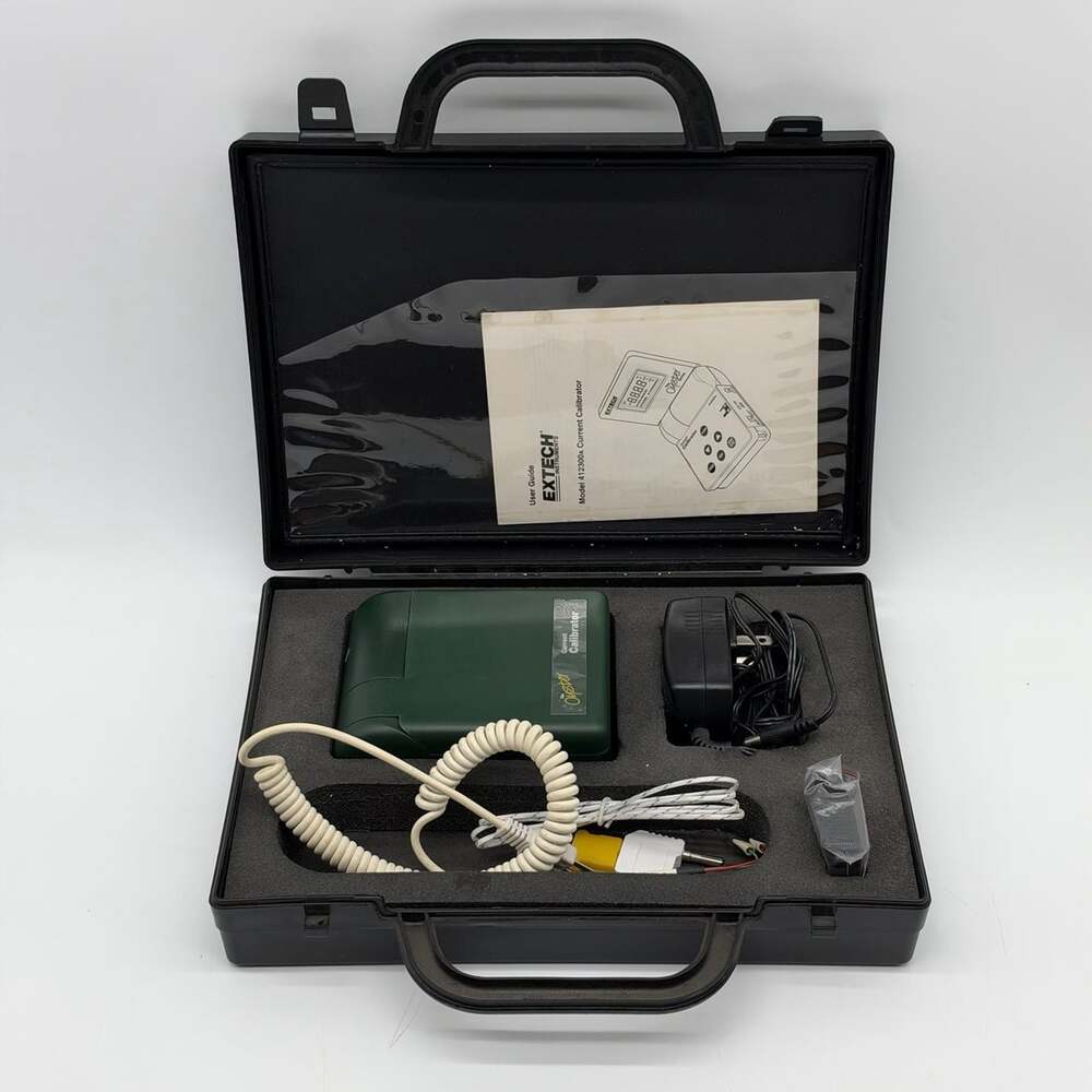 Extech The Oyster Current Calibrator Model #412300A Meter Process Devices w/Case